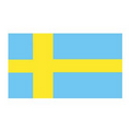 Sweden Flag Temporary Tattoo